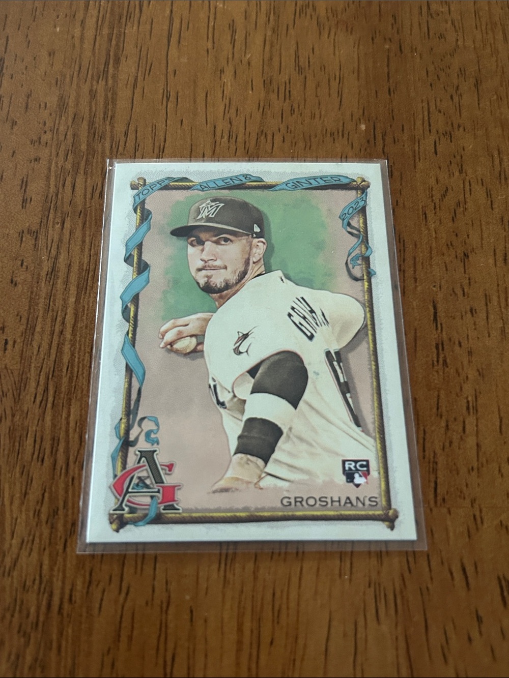 2022 Topps Allen & Ginter RC - Jordan Groshans (White/Green/Black)